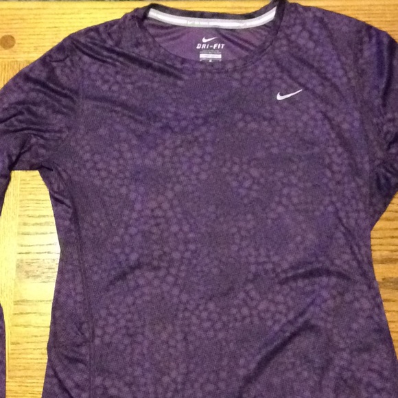 purple nike long sleeve